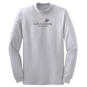 ADULT, T-Shirt, Long Sleeve, Back and Front, i4Learning logo_full color