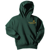 YOUTH, Pull-Over Hooded Sweatshirt, i4Learning logo_Gold