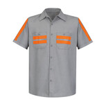 Men's Enhanced Visibility Industrial Work Shirt