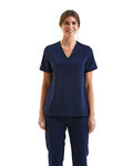 Ladies' Limitless V-Neck Stretch Scrub Top