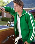 Men's Vintage Polyester Fleece Track Jacket