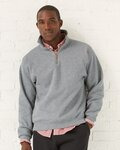 Unisex Super Sweats NuBlend® Quarter-Zip Cadet Collar Sweatshirt