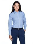 Women's Crown Collection® Banker Stripe Woven Dress Shirt