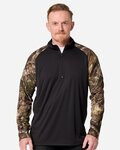 Unisex Realtree® Performance Colorblocked Quarter-Zip Pullover