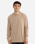 Unisex CVC Hoodie Long Sleeve T-Shirt