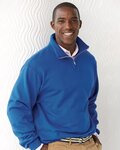 Unisex Nublend® Cadet Collar Quarter-Zip Sweatshirt