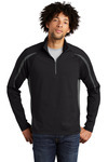 Sport Wick ® Stretch 1/4 Zip Colorblock Pullover
