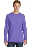 Essential Pigment Dyed Long Sleeve Pocket Tee