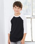 Youth Three-Quarter Sleeve Baseball Tee