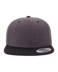Adult Flat Visor Classic Two-Tone Snapback Cap