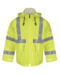 Men's Hi-Visibility Flame-Resistant Rain Jacket