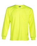 Unisex Microfiber Polyester Long Sleeve T-Shirt