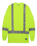 Men's Tall Hi-Vis Class 3 Performance Long Sleeve T-Shirt