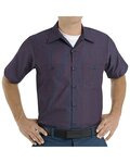 Men's Tall Industrial Short Sleeve Work Shirt