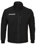 Men's Tall Zip Front Fleece Jacket-Cotton /Spandex Blend