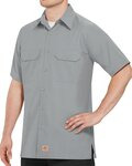 Men's Tall Ripstop Short Sleeve Work Shirt