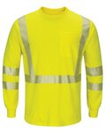 Men's Tall Hi-Visibility Lightweight Long Sleeve T-Shirt