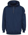 Men's Tall Flame Resistant Quarter-Zip Hooded Sweatshirt