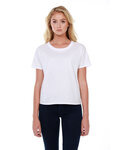 Ladies' Raw-Neck Boxy T-Shirt