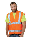 Unisex USA Made Class 2 ANSI High Vis Economy Safety Vest