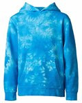 Youth Midweight Tie-Dyed Hooded Sweatshirt