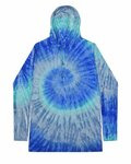 Unisex Tie-Dyed Hooded Long Sleeve T-Shirt