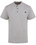 Men's Tall Heavyweight Traditional Short Sleeve Henley