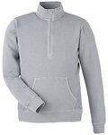 Unisex Pigment-Dyed Fleece Quarter-Zip Pullover
