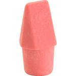 Integra  Pencil Cap Erasers, f/ Standard Pencils, 144/BX, Pink